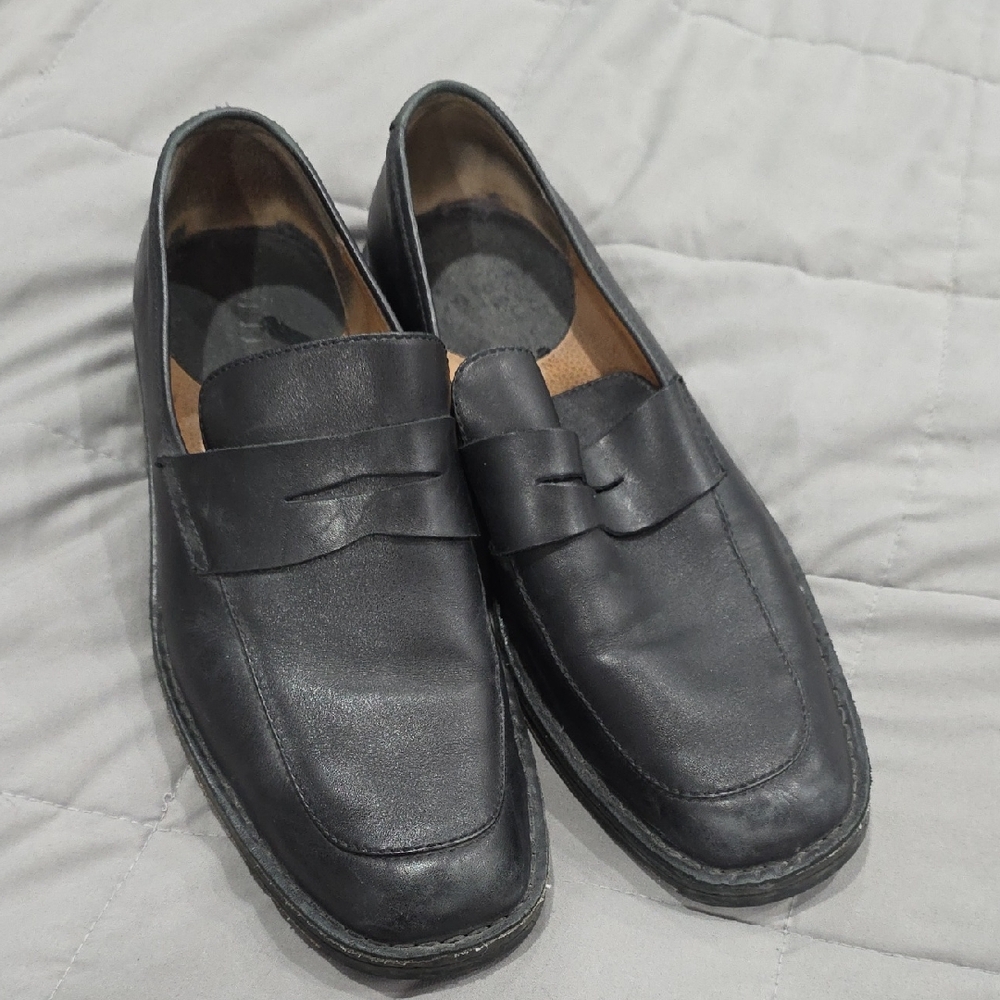 Born Black Leather‎ Loafers